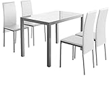 MOMMA HOME Conjunto de Mesa y Sillas Melbourne - con 4...