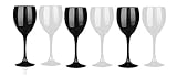 Sables & Reflets - Juego de 6 copas de vino tinto,...